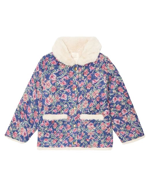 Louise Misha Dalila floral cotton coat