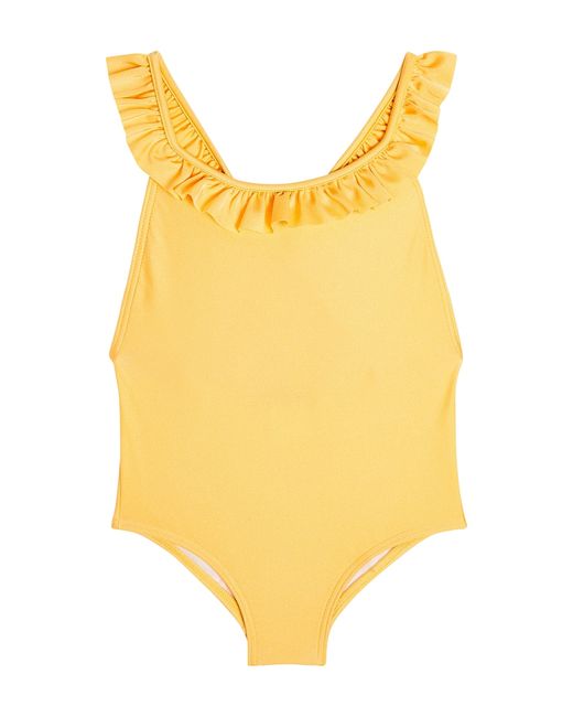 Suncracy Ruffle-trimmed swimsuit