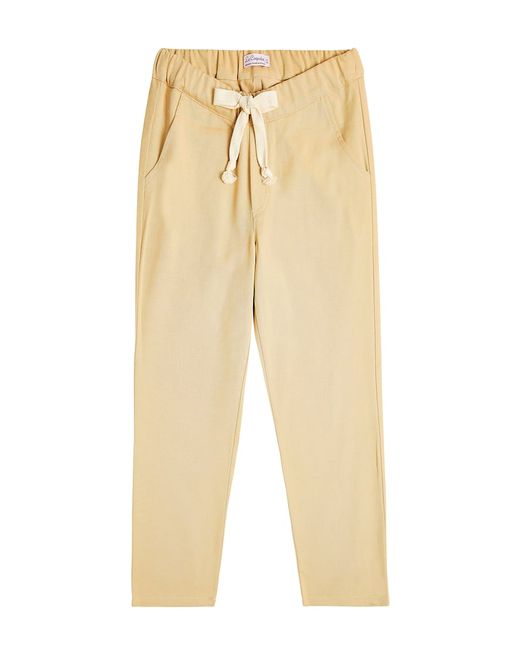 La Coqueta Straight cotton-blend pants