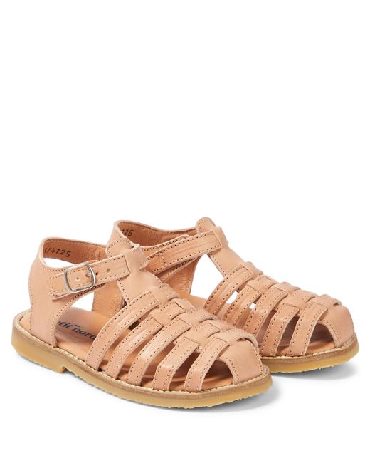 Petit Nord Braided leather sandals