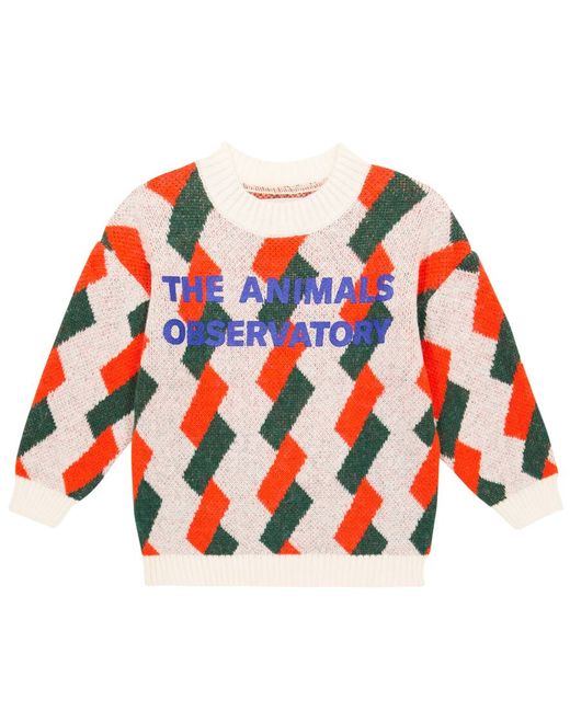 The Animals Observatory Arty Bull intarsia sweater