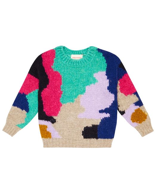 Bobo House Colorblocked intarsia sweater