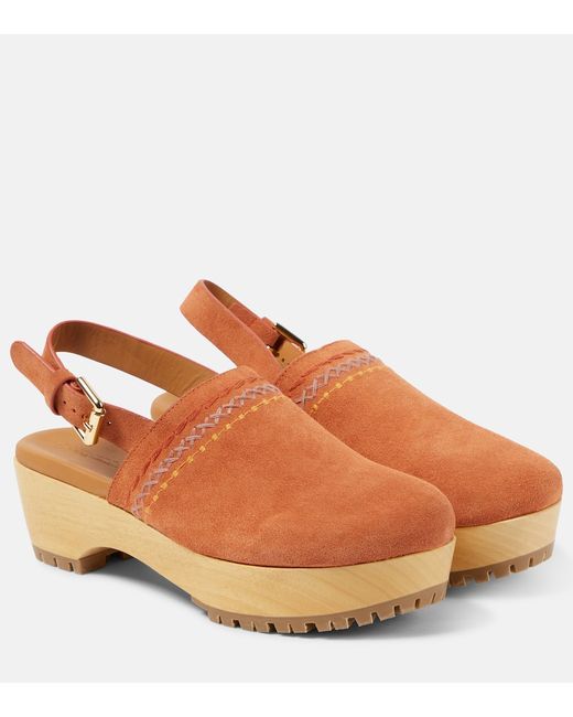 See by Chloé Pheebe suede clogs