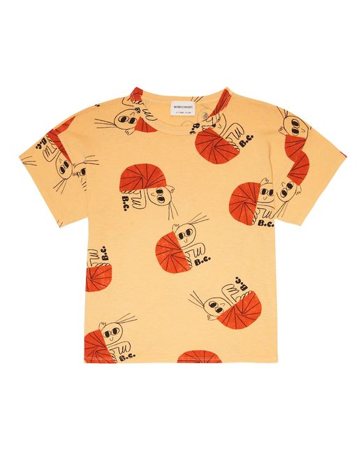 Bobo House Hermit Crab printed cotton T-shirt