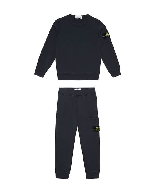 Stone Island Junior Cotton sweatshirt and sweatpants set