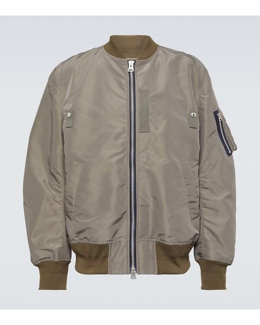 Sacai Technical twill bomber jacket