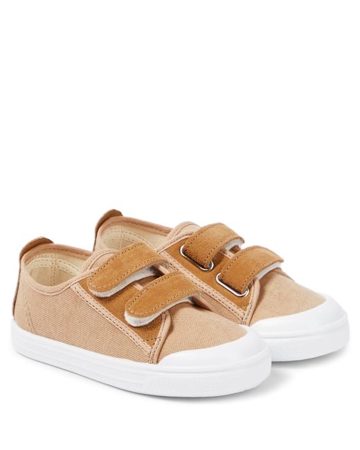 Il Gufo Leather-trimmed sneakers