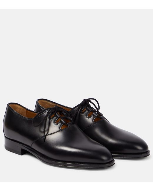 The Row Grant leather Derby shoes