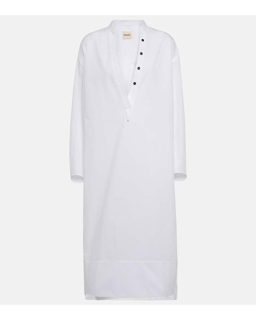 Khaite Brom cotton maxi dress
