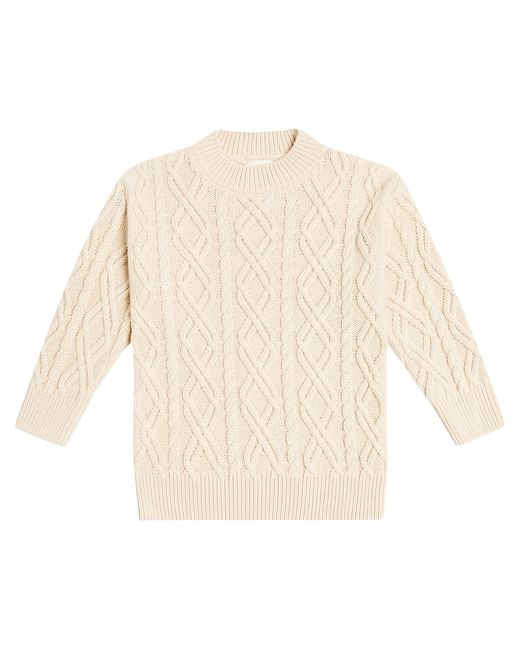 The New Society Russel cable-knit cotton sweater