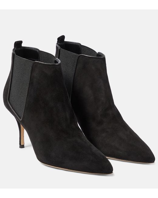 Manolo Blahnik Dildi Otto suede ankle boots