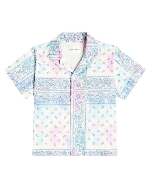 The New Society Downtown printed cotton shirt