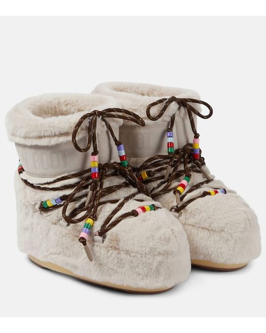 Moon Boot Resort Icon Low faux-fur snow boots