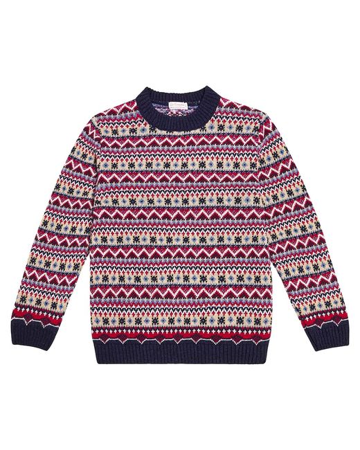 La Coqueta Mirlo Fair Isle wool-blend sweater