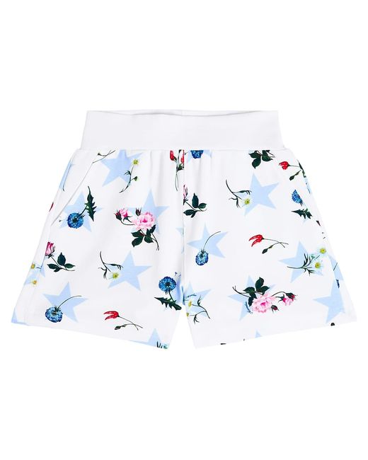 Monnalisa Floral cotton blend shorts