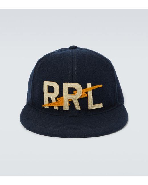 Rrl Patched cotton-blend baseball cap