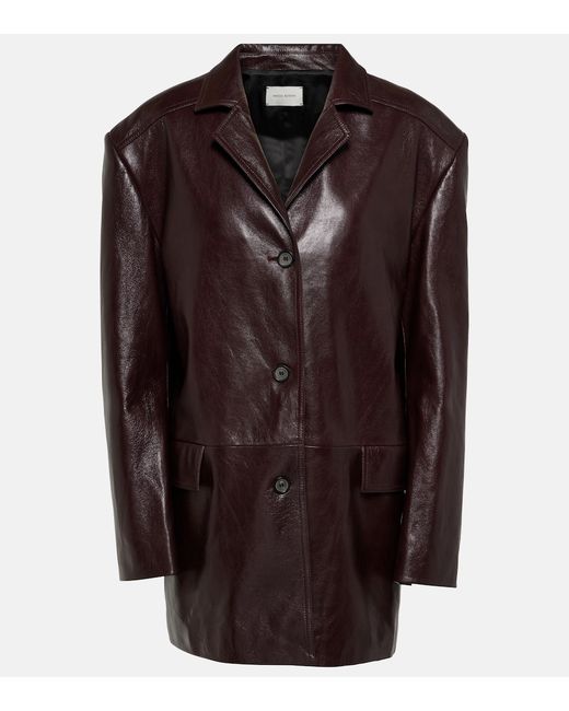 Magda Butrym Oversized leather jacket