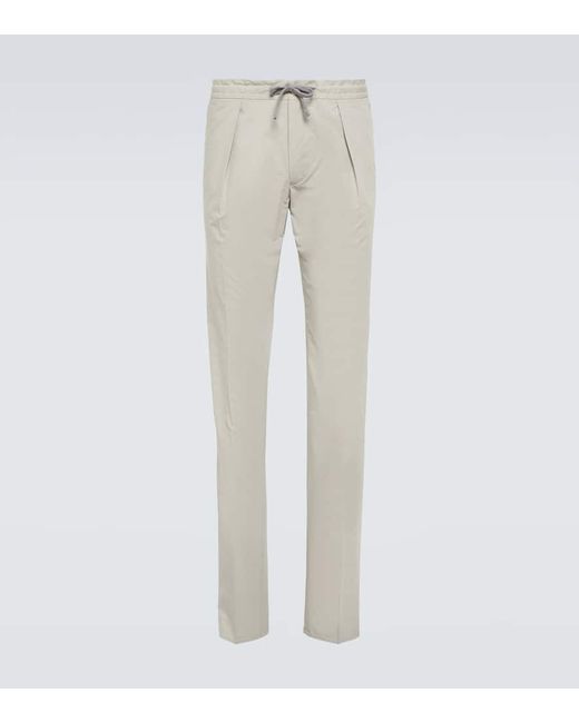 Incotex Cotton-blend slim pants