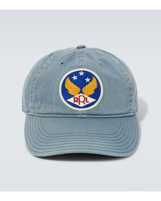 Rrl Ball patched cotton baseball cap