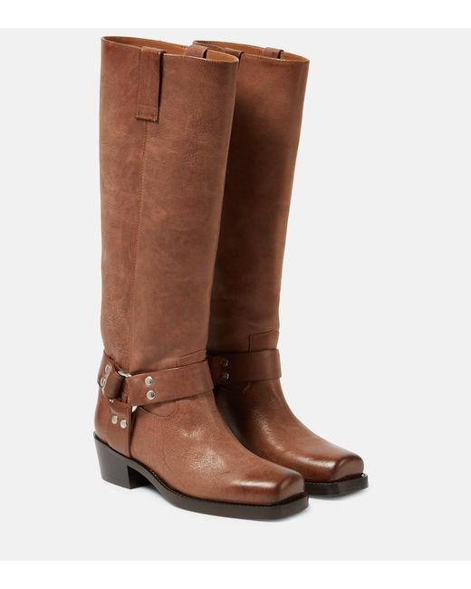 Paris Texas Roxy leather knee-high boots