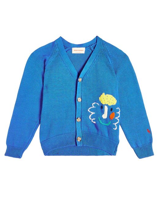 Bobo House Embroidered cotton cardigan
