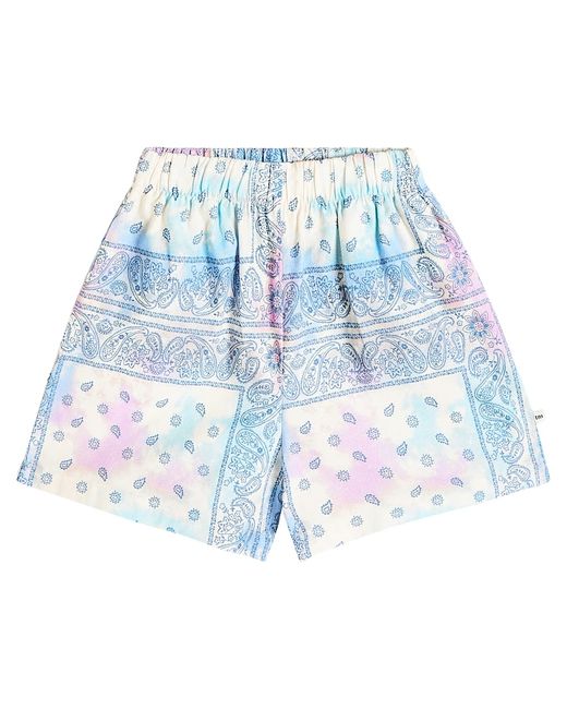 The New Society Downtown printed cotton shorts