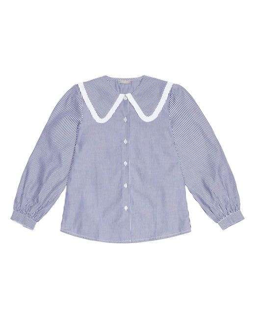 Il Gufo Striped cotton blouse