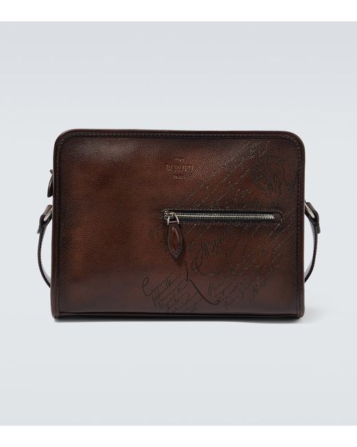 Berluti Journalier Scritto leather briefcase