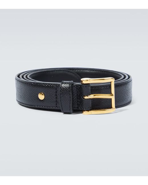 AMI Alexandre Mattiussi Paris 25mm leather belt