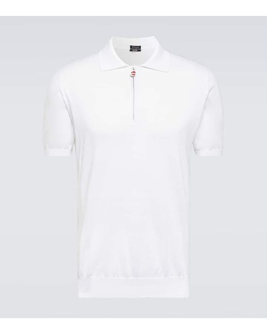 Kiton Cotton jersey polo shirt