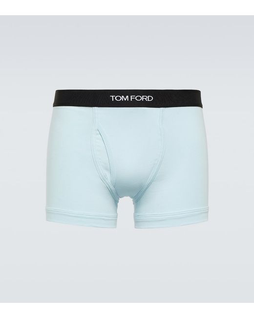 Tom Ford Logo cotton-blend boxer briefs