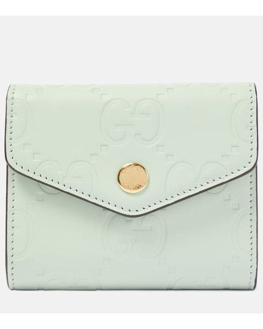 Gucci GG embossed leather wallet