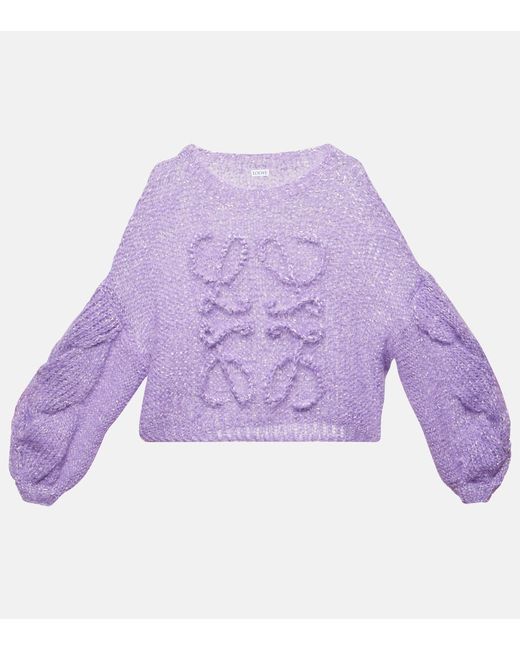 Loewe Anagram mohair-blend sweater