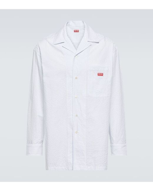 Kenzo Pinstriped cotton poplin shirt