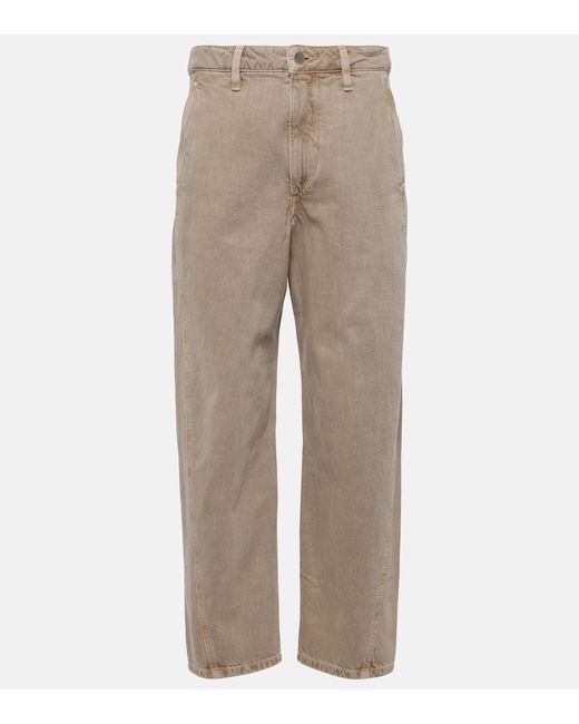 Lemaire Twisted high-rise straight jeans