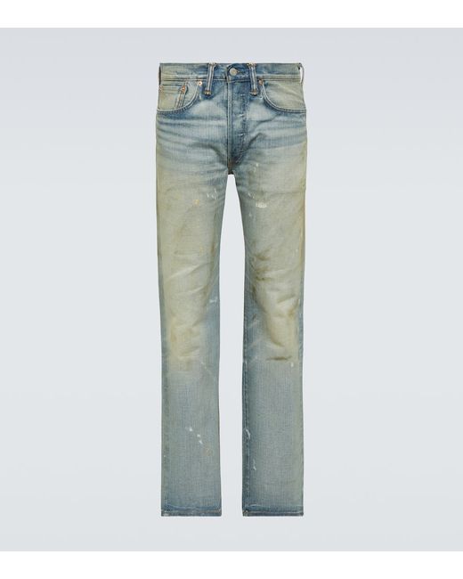 Rrl Mid-rise straight jeans