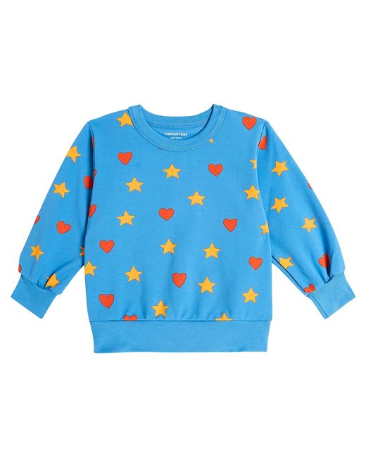 TinyCottons Printed cotton-blend jersey sweatshirt