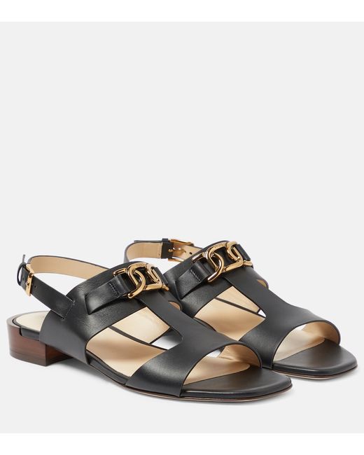 Tod's Leather slingback sandals