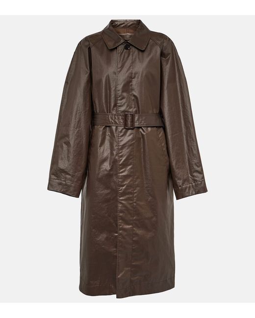 Lemaire Coated cotton raincoat
