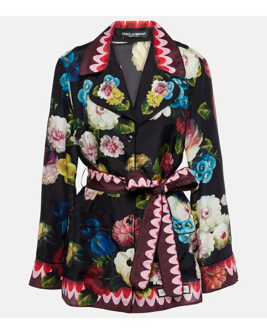 Dolce & Gabbana Floral silk shirt