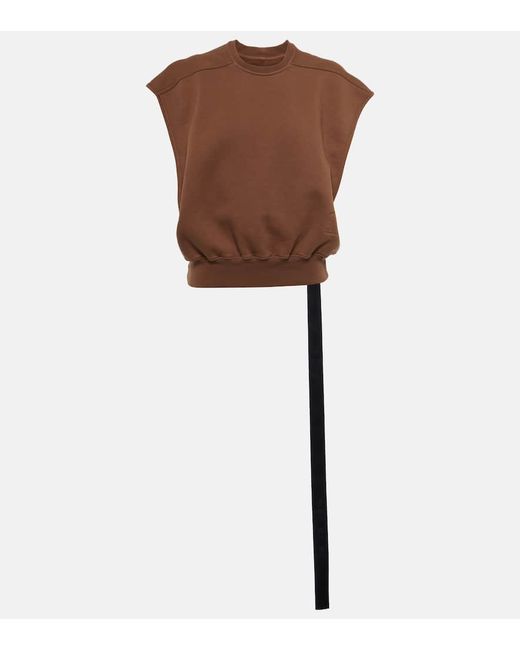 Rick Owens Oversized cotton jersey top