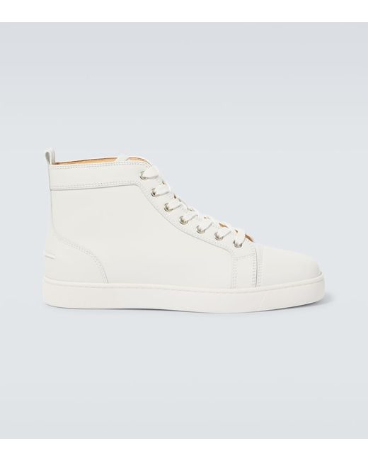 Christian Louboutin Louis leather high-top sneakers