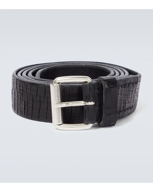 Our Legacy Distressed leather belt