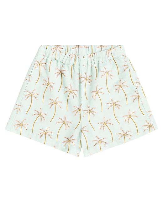 The New Society Palm Springs cotton and linen Bermuda shorts
