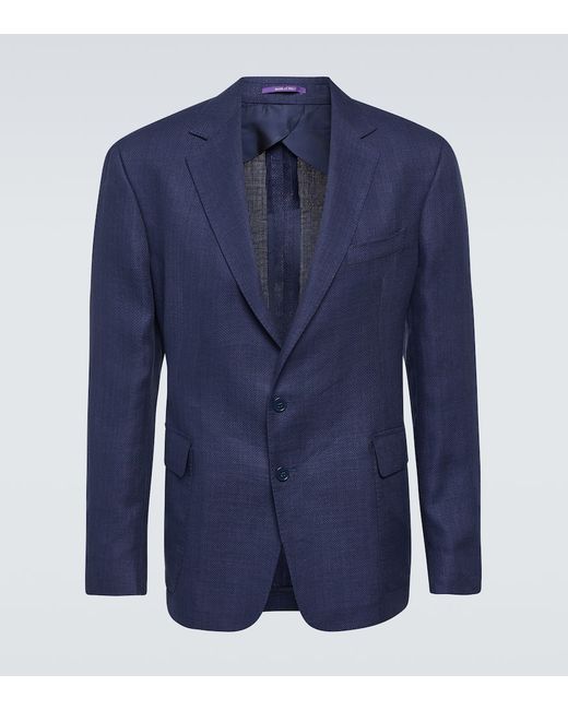 Ralph Lauren Purple Label Linen silk and cotton blazer