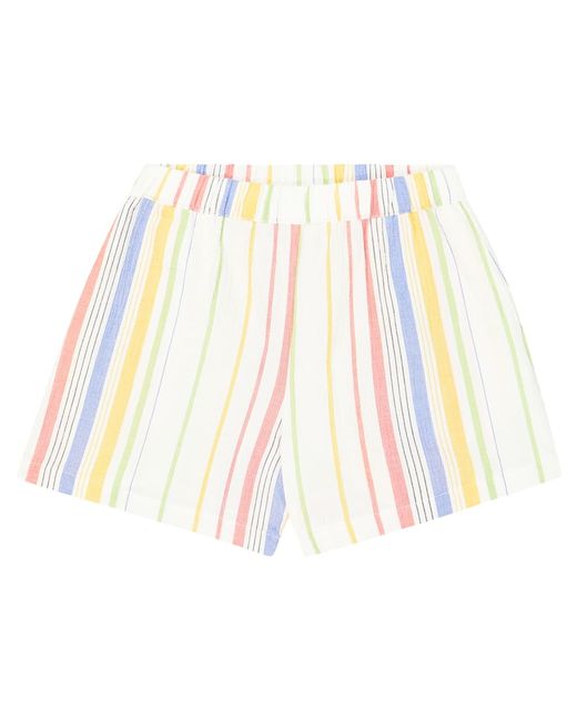 The New Society Torrance striped cotton shorts
