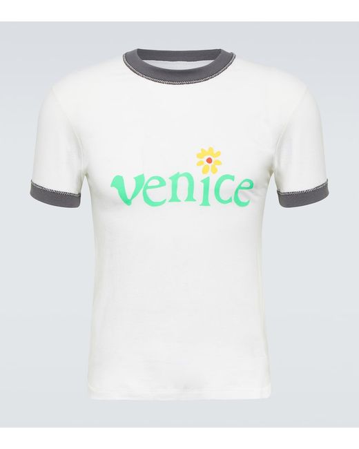 Erl Venice printed cotton jersey T-shirt