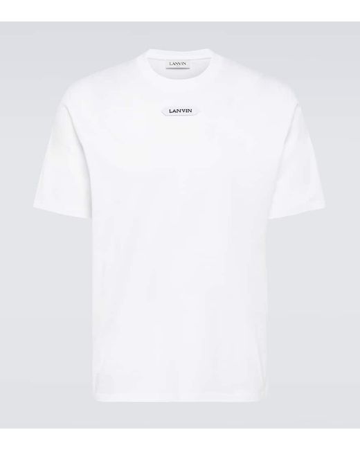 Lanvin Logo cotton jersey T-shirt