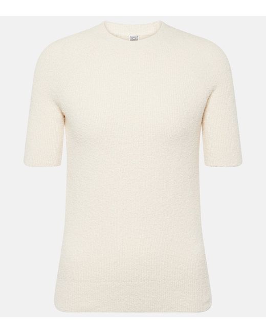 Totême Cotton-blend terry T-shirt