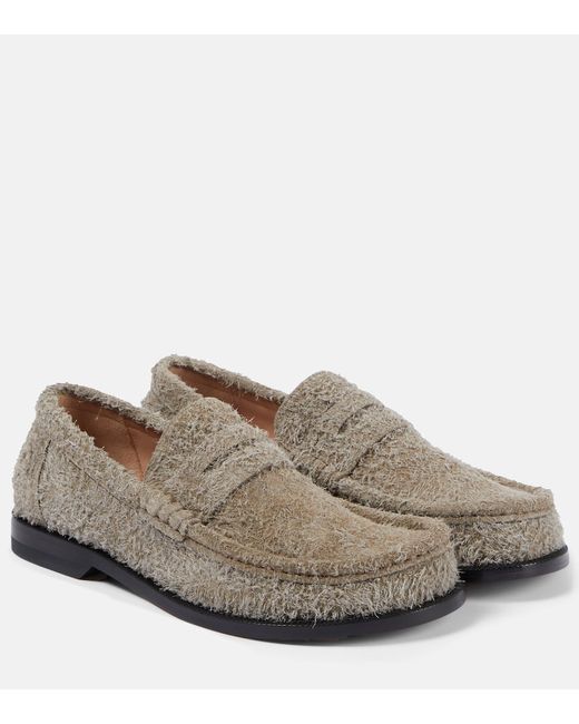 Loewe Campo leather loafers